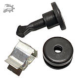 Втулка кріплення декоративної кришки двигуна комплект 80 B4 Audi N90847501 N90801101 N90663301 06B103638, фото 2