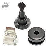 Втулка кріплення декоративної кришки двигуна комплект 80 B4 Audi N90847501 N90801101 N90663301 06B103638, фото 4