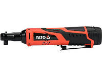 Тріскачка ударна акумуляторна YATO YT-82902 LI-ION 12 В 2 АЧ 3/8" 45 НМ + 4 ТОРЦЕВІ ГОЛОВКИ, фото 3