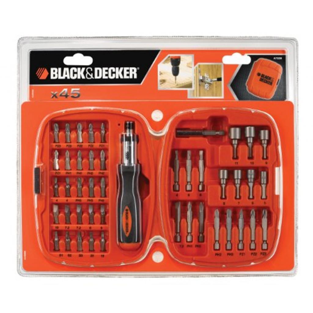 Набір інструментів BLACK&DECKER A7039-XJ 45 предметів (A7039)