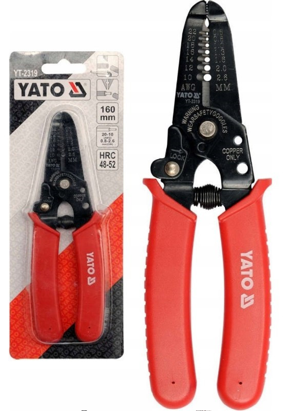 Інструмент Для Зняття Ізоляції 160 мм YATO (YT-2319)