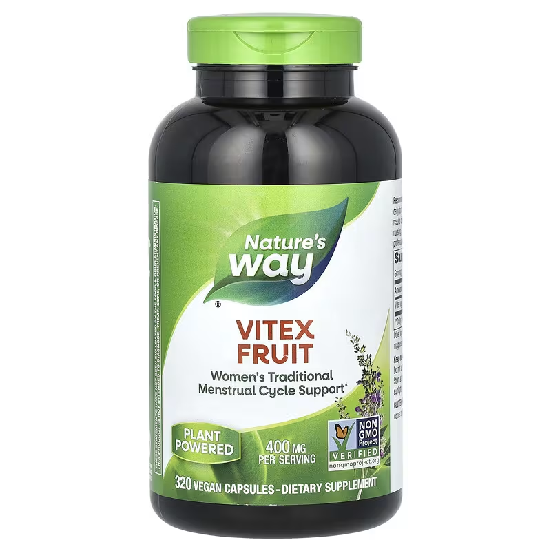 Vitex Fruit 400 mg Nature's Way 320 v-caps плоди вітексу (Авраамового дерева) для жінок