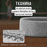 Пов'язка на голову спортивна для волосся бігу спорту бігова жіноча чоловіча тенісна Hechpro сіра (5760), фото 4