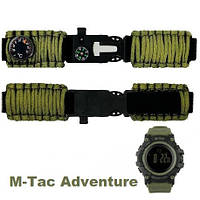 Ремінець паракордовий багатофункціональний для M-Tac Adventure Army Green