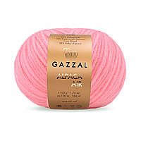Gazzal ALPACA AIR (Газзал Альпака Ейр) № 85 рожевий (Напіввовняна пряжа, нитки для в'язання)