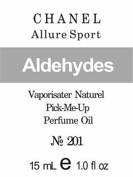 Парфумерна олія (201) версія аромату Шанель Allure Sport — 15 мл композит у ролоні