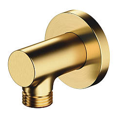 Під'єднання для душового шланга Omnires brushed brass (S008BSB)
