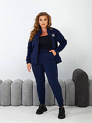 Спортивний костюм жіночий теплий на змійці
