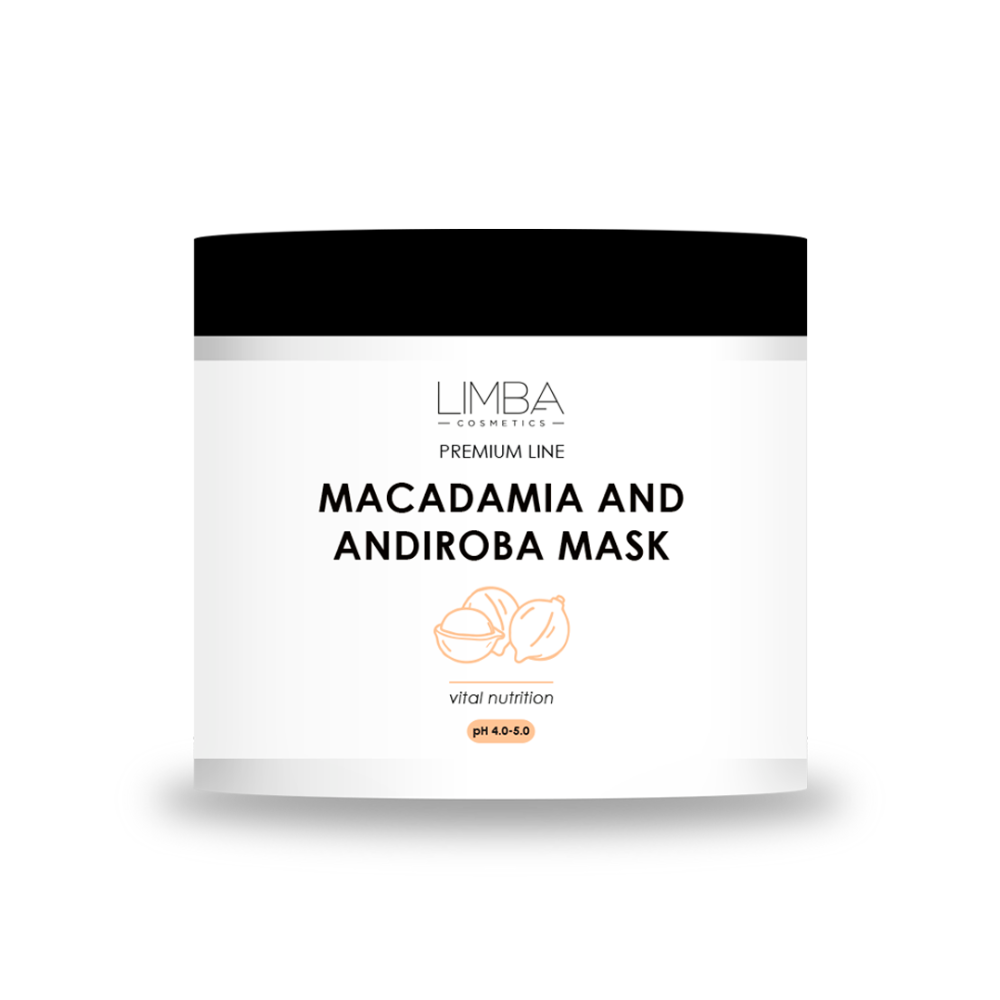 Поживна маска для волосся Premium Line Macadamia and Andiroba Mask