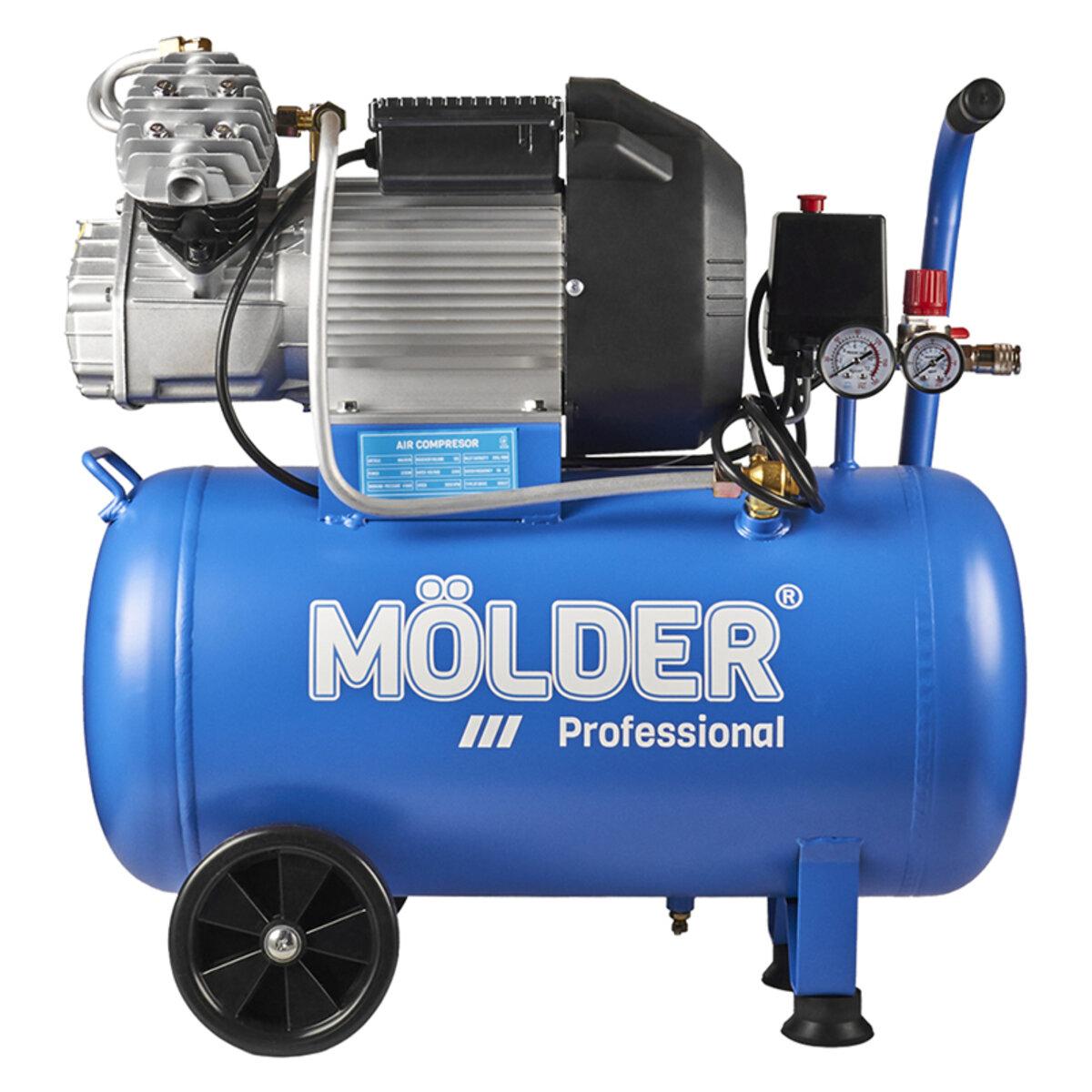 Компресор 50 л 2 х циліндровий 356 л/хв, 2,2кВт Molder MA31510