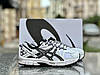 Чоловічі кросівки Asics Gel-Kahana 8 White Black Белые Взуття Асікс Гель Кахана 8 повсякденні текстиль сітка демісезон, фото 5