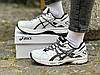 Чоловічі кросівки Asics Gel-Kahana 8 White Black Белые Взуття Асікс Гель Кахана 8 повсякденні текстиль сітка демісезон, фото 3
