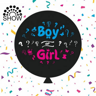 Sharoff Print 36" для ґендерної вечірки, Boy or Girl гендерный шар