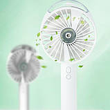 Міні Портативний Охолоджувач-Розпилювач Ручний Водяний Вентилятор, Що Охолоджує, З Підзарядкою, фото 2