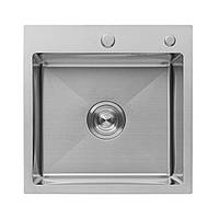 Кухонна мийка Kroner KRP Gebürstet — 4545HM (3.0/1.0 мм)