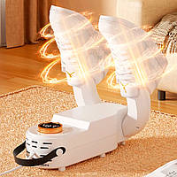 Електрична сушарка для взуття та шкарпеток з функцією дезодорації та усунення бактерій Білий