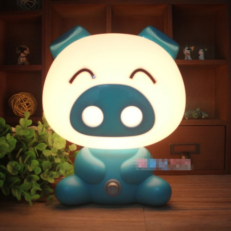 Світильник нічник Свинка Blue smart