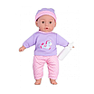 М'який пупс 30 см набір для годування + 12 звукових ефектів плаче сміється говорить перші слова, фото 2