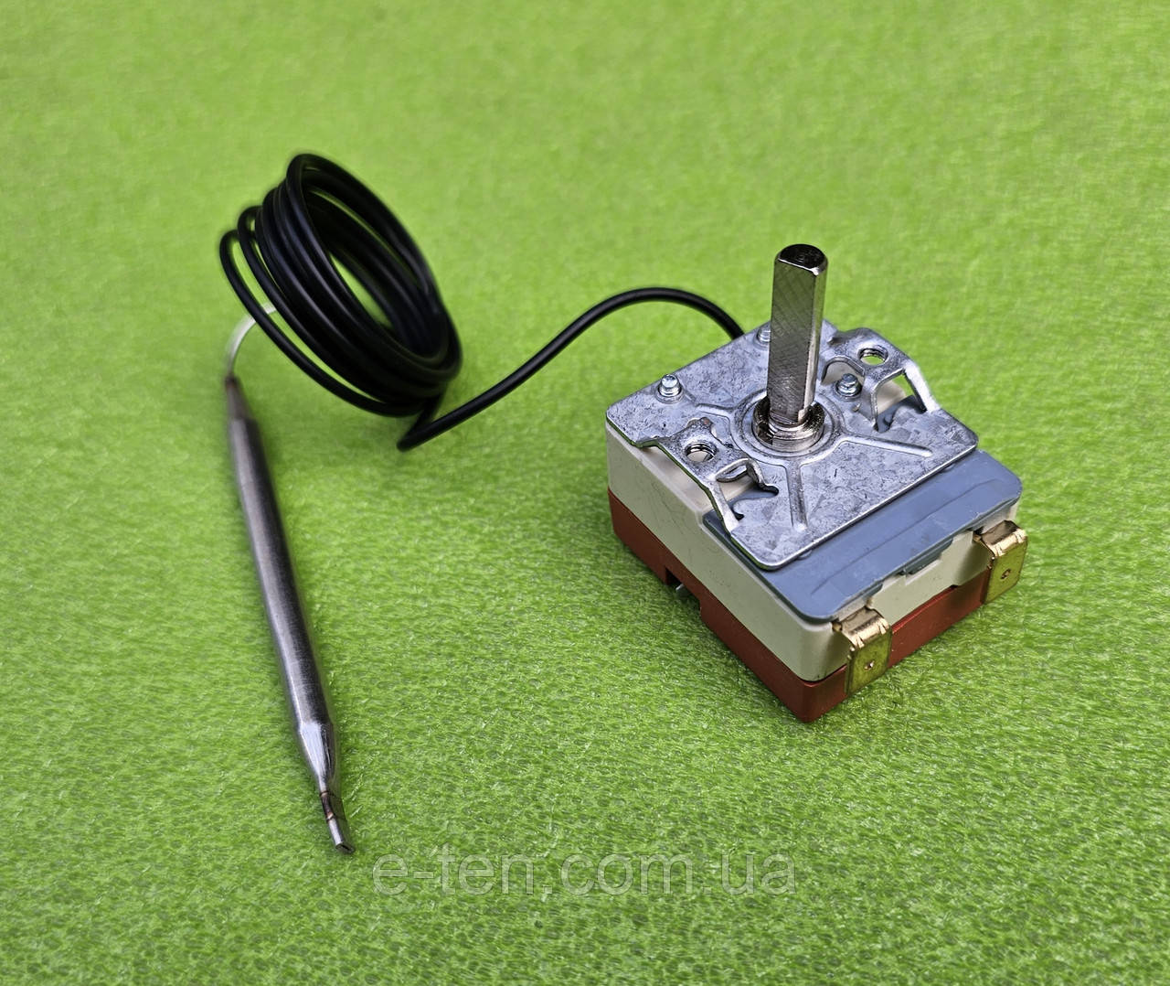 Термостат капілярний WGB75-114-6112 / Tmax=75°C / 16А / 250V / L=110см / H стержня=22мм (2 контакти) до бойлера