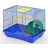Клітка для гризунів "Хом'як-2" фарба, колір мікс, 330*230*290 мм (*)