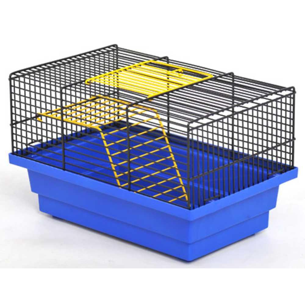 Клітка для гризунів "Мишка" фарба, колір мікс, 280*180*170 мм (*), фото 1