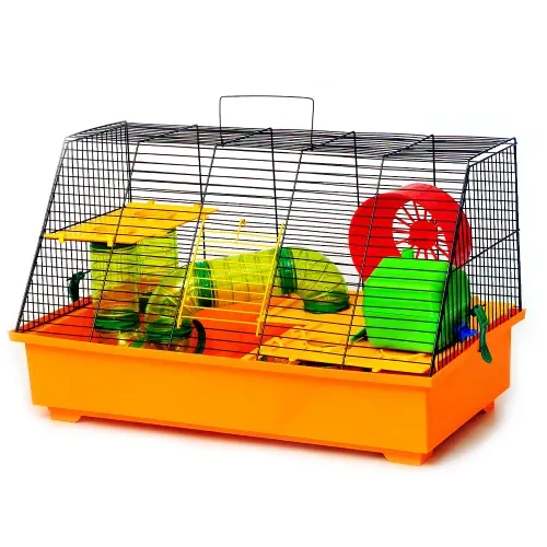 Клітка для гризунів "Щурик Люкс" краска, колір мікс, 570*300*340 мм (*), фото 1