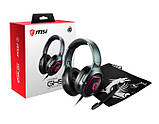 Комп'ютерна гарнітура — ігрові навушники дротові MSI GH50, фото 10