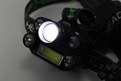 Фонарик налобний фонарь Bailong BL-T64-T6+4XPE+COB smart