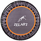 Фітнес батут Zelart круглий d 114,5 см для фітнес-джампінгу, фото 3