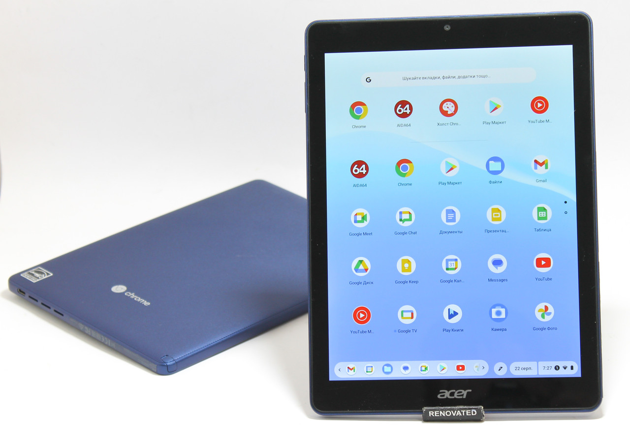 Планшет Acer Chromebook Tab 10 1536x2048 32GB 4GB RAM Chrome OS (Засвіти на дисплеї)