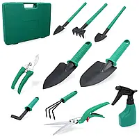 Комплект садового приладдя Garden Line LAR3594 компактний садовий інвентар у валізі