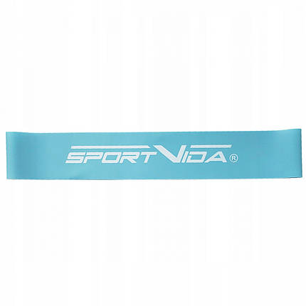 Гумка для фітнесу та спорту (стрічка-еспандер) SportVida Mini Power Band 0.6 мм 0-5 кг SV-HK0200 Poland, фото 3