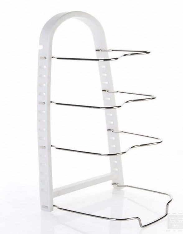 Підставка для сковорідок, кришок, тарілок, каструль (Білий), фото 1