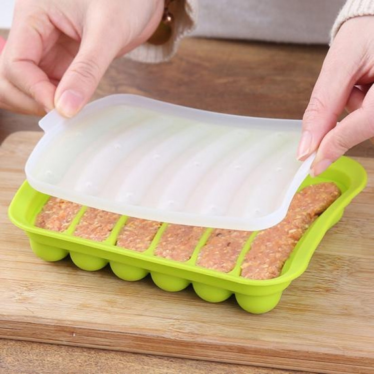 Форма силіконова для приготування та запікання сосисок та ковбасок з фаршу, фото 1