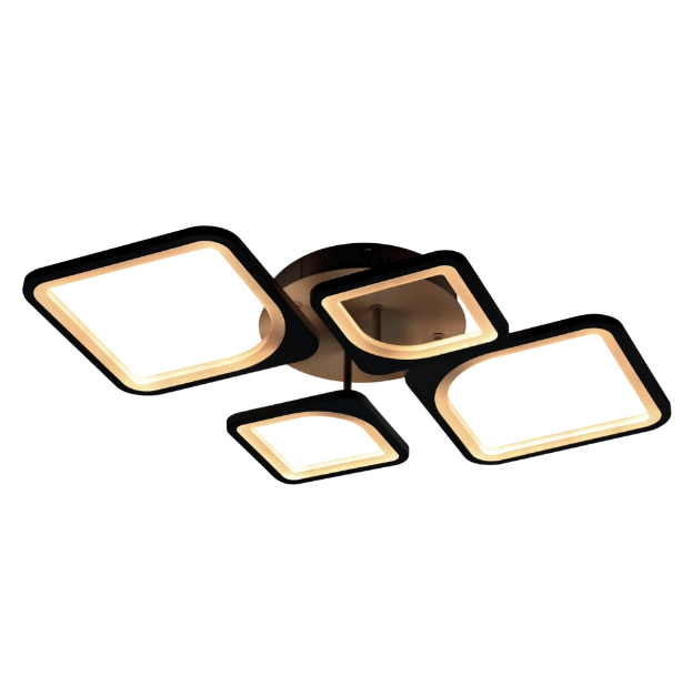 Люстра світлодіодна Sirius Chartres 6106-4 BK 62W