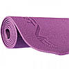 Килимок спортивний SportVida PVC 6 мм для йоги та фітнесу SV-HK0052 Violet Poland, фото 10