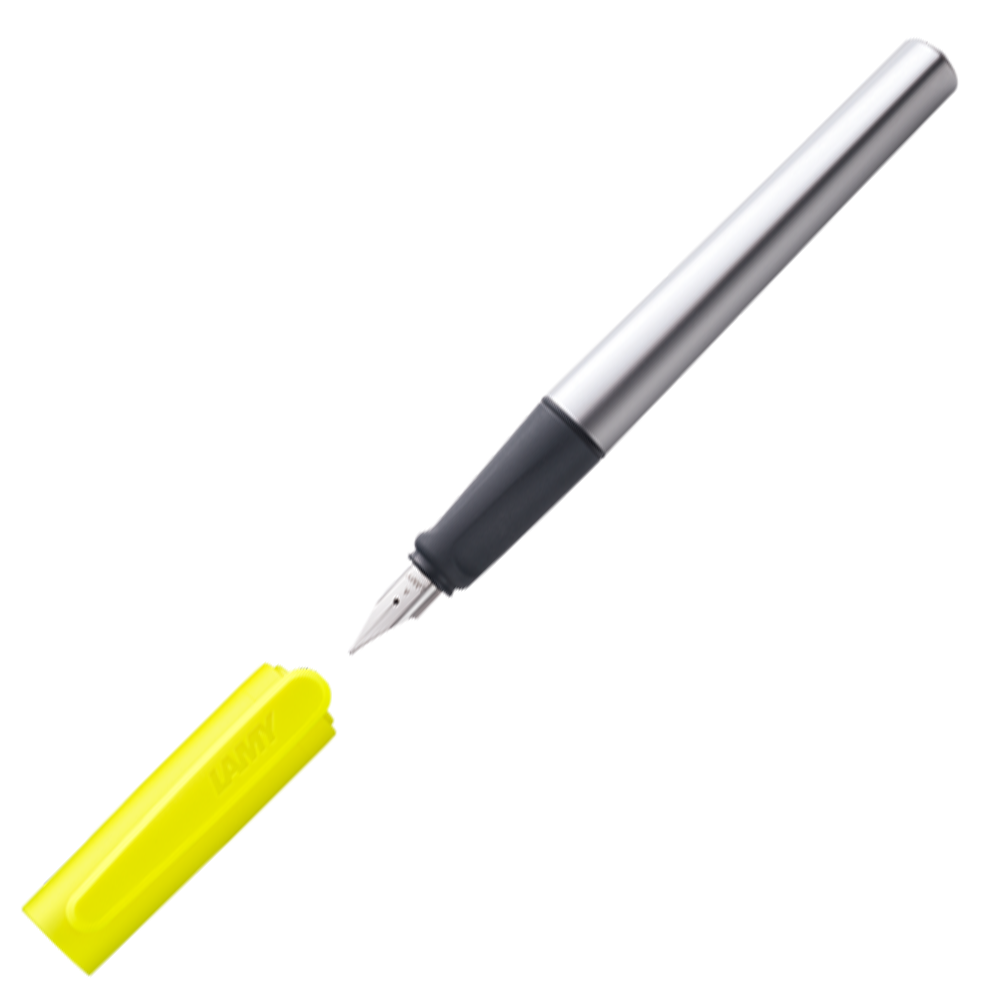 Ручка чорнильна Lamy Nexx для дітей неоново-жовта M T10 чорні чорнила (4038160), фото 1