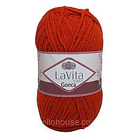 LaVita GONCA (Гонка) № 3016 світло-червоний (Пряжа акрил, нитки для в'язання)