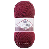 LaVita GONCA (Гонка) № 3209 бордовий (Пряжа акрил, нитки для в'язання)