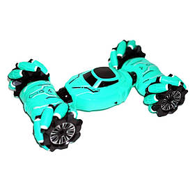 Машинка всюдихід Stunt Car 986-14 з керуванням від руки Бірюзовий (3_05375)