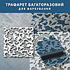Трафарет під венеціанську штукатурку багаторазовий, безшовний, пластиковий трафарет (530х530), фото 4