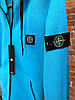 Мужской спортивный костюм Stone Island осень-зима костюм на флисе с капюшоном молодежный модный, фото 10