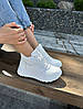 Кросівки жіночі ShoesBand Білі натуральна шкіра флотар демісезонні 34 (22,5 см) (S94051-1д), фото 3
