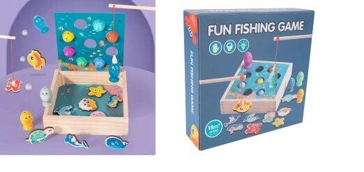 Риболовля C 65031 магнітна, 2 вудки, рибки, в коробці