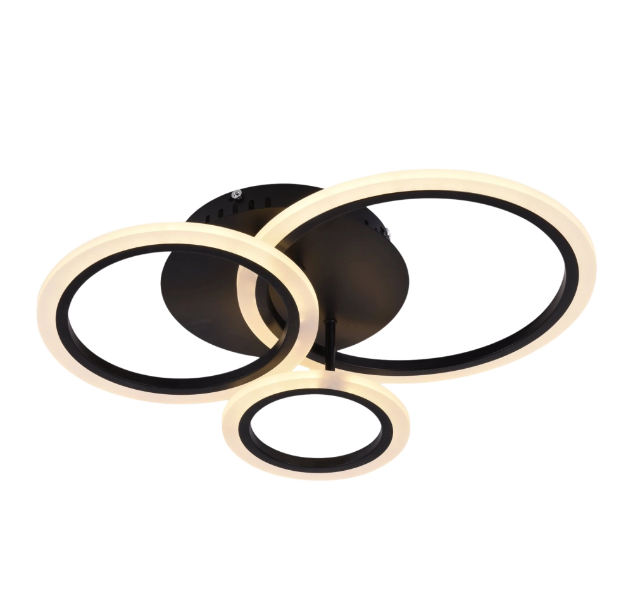 Люстра світлодіодна Sirius Anglet 6091-3 BK 40W