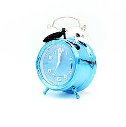 Годинник — Будильник дзвіночок 2105 Синій 10*7*5