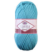 LaVita GONCA (Гонка) № 5021 бірюзовий (Пряжа акрил, нитки для в'язання)