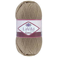 LaVita GONCA (Гонка) № 7220 бежевий меланж (Пряжа акрил, нитки для в'язання)
