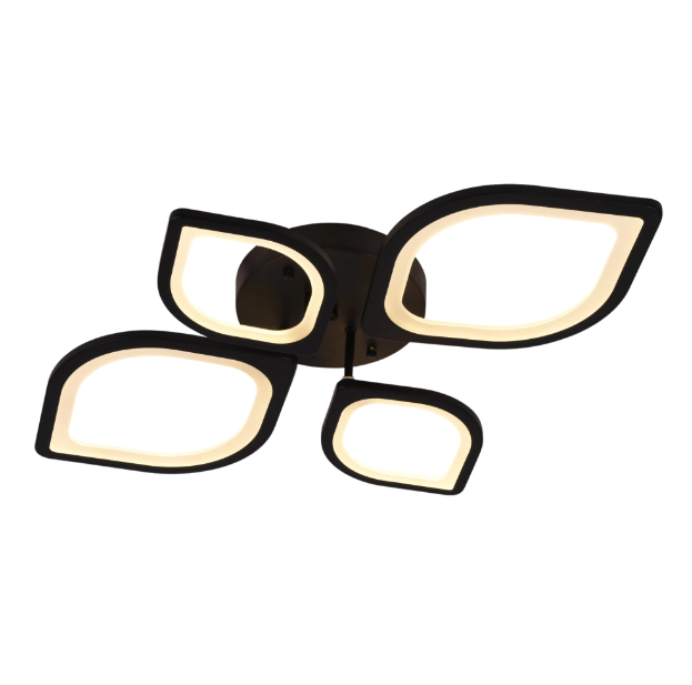 Люстра світлодіодна Sirius Colomiers 6130-4 BK 46W