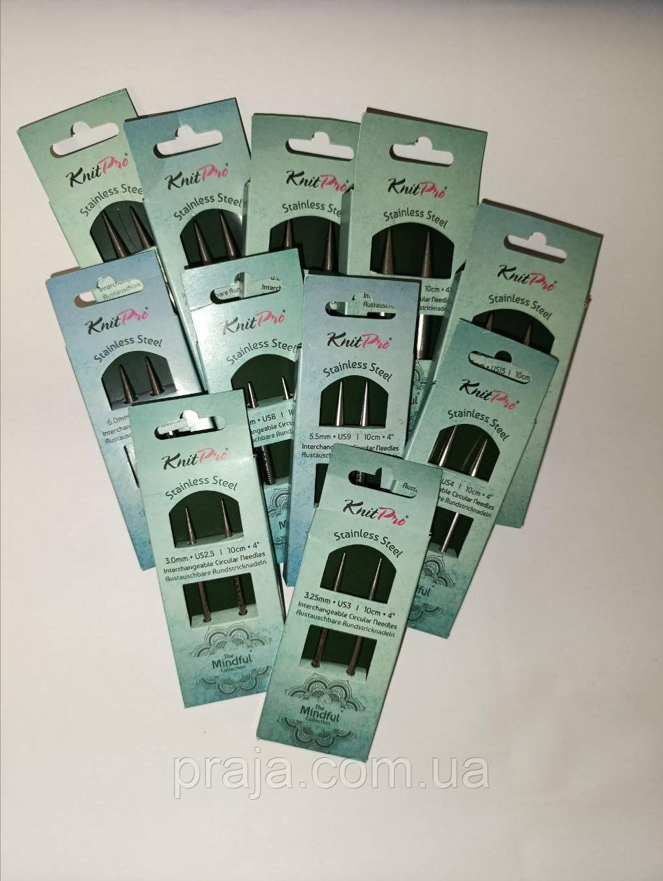 Спиці Знімні Короткі 10 см Mindful Collection KnitPro   8мм, фото 1